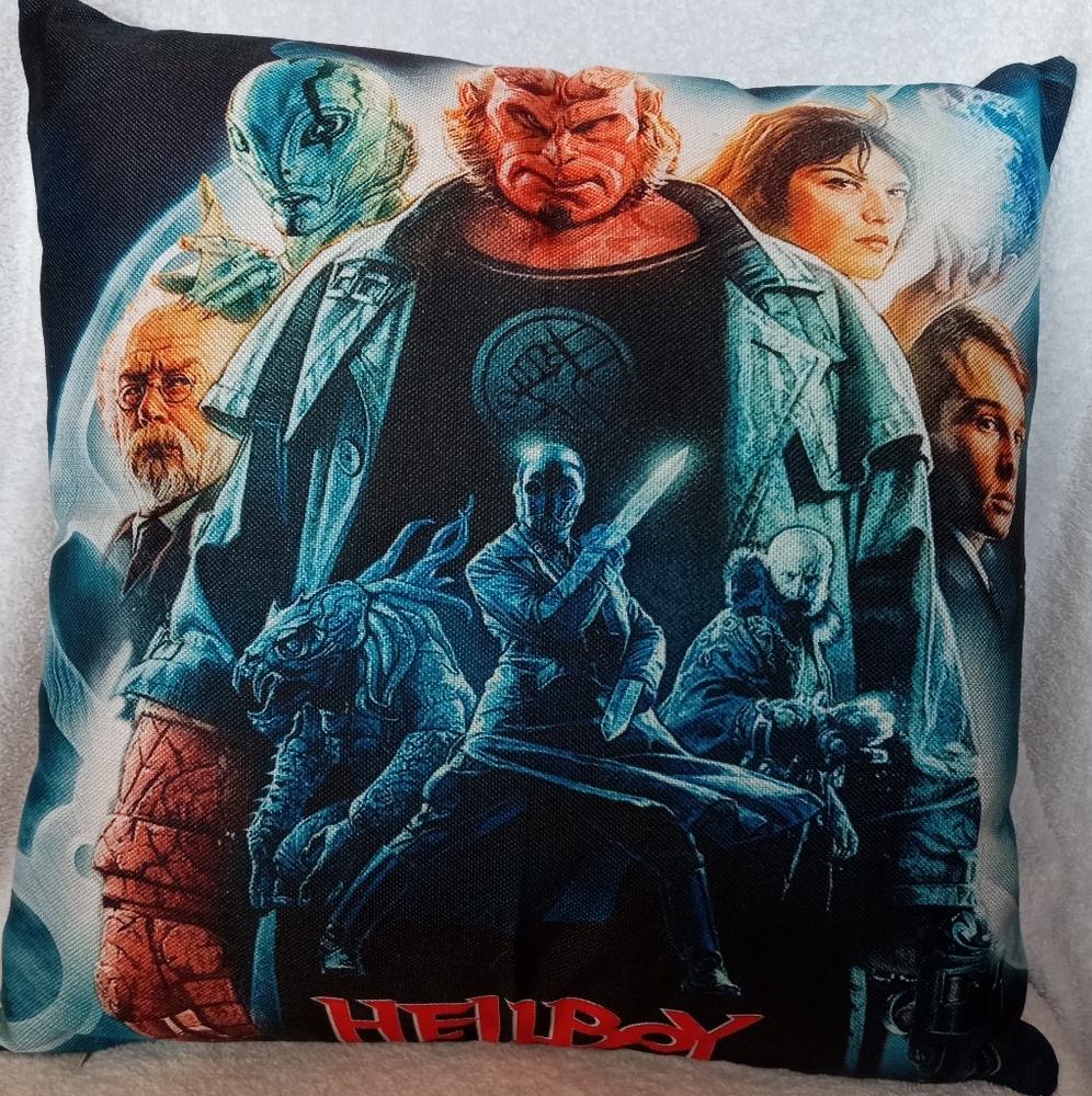 Hellboy pillow